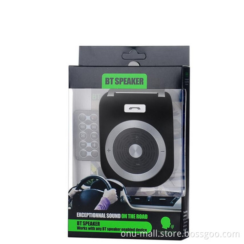 Wireless Car Bluetooth Handsfree Car Kit Speakerphone Clip 10m Distance MP3 Player with Car Charger